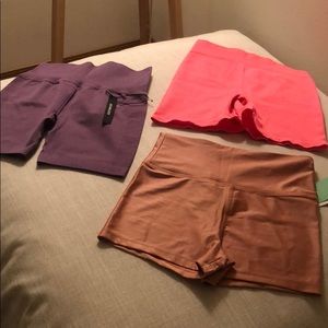 2 Active shorts athletic shorts forever 21 bundle